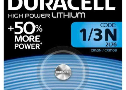 Duracell High Power Lithium 1/3N, 10 x 1 Pack