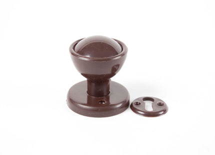 Owlett-Jaton Plastic Rim / Mortice Knob Brown - Kx149 (Box of 10)
