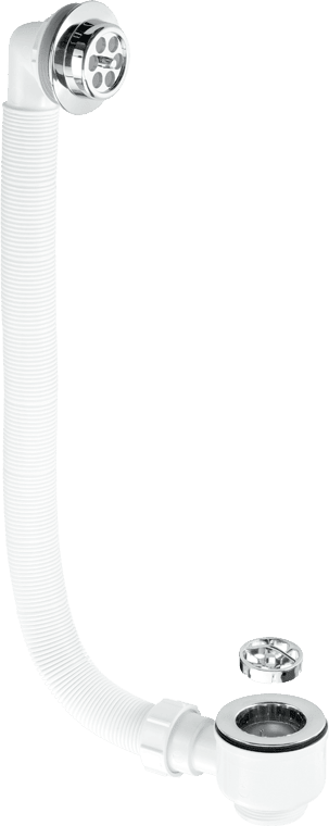 McAlpine FBW2R-C Bath Combined Waste and Overflow with removable grid