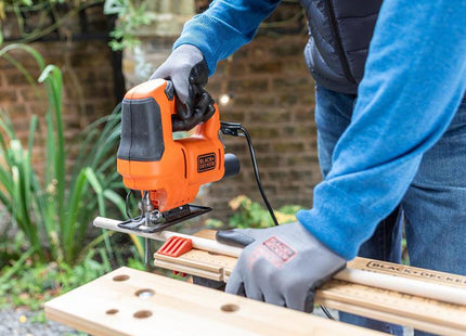 Black + Decker BES602 Single Speed Jigsaw 400W 240V - Perfect for DIY