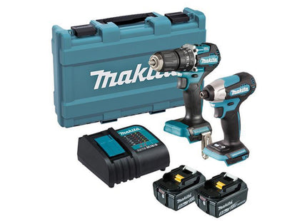 Makita Dlx2414st Combi Kit 18V 2 X 5.0Ah Li-Ion