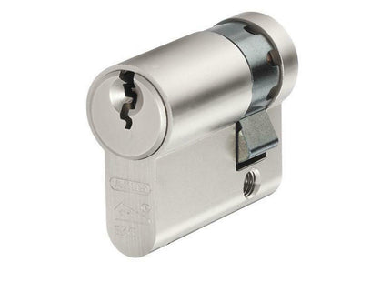 ABUS Mechanical E60Np Euro Half Cylinder Nickel Pearl 10Mm / 40Mm Box