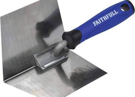 Faithfull Prestige Internal Corner Trowel 125 X 100Mm (5 X 4In)