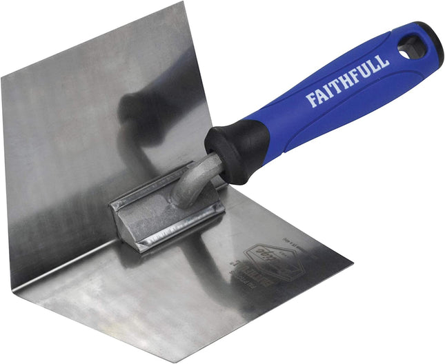 Faithfull Prestige Internal Corner Trowel 125 X 100Mm (5 X 4In)