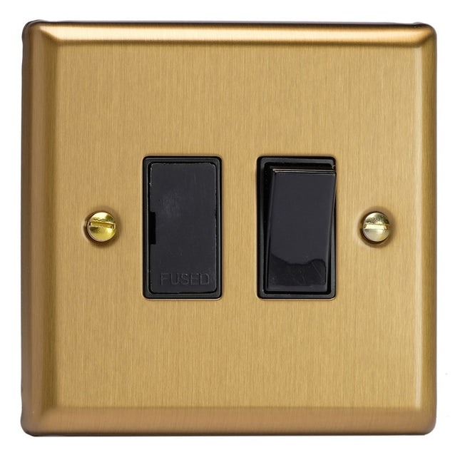 Varilight 13A Switched Fused Spur Black