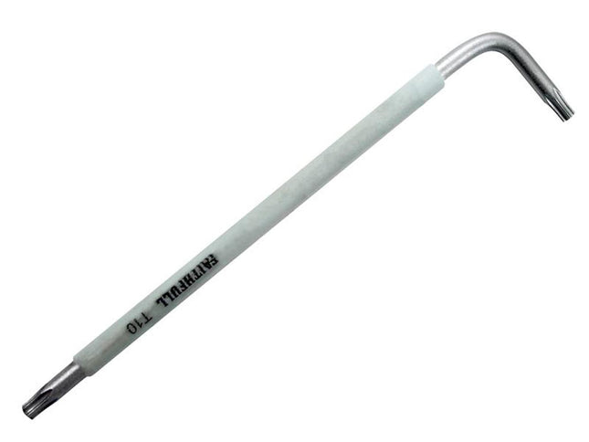 Faithfull Coloured Star Key T10 - S2 Steel, Colour-Coded