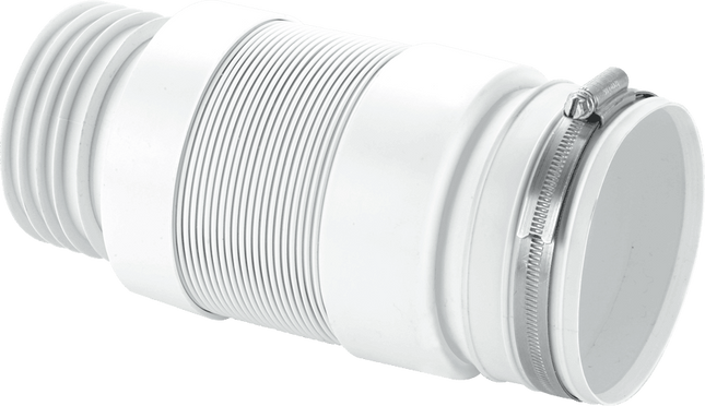 McAlpine WC-F21S 97-107mm Inlet Flexible WC Connector for Back to Wall WC Pan