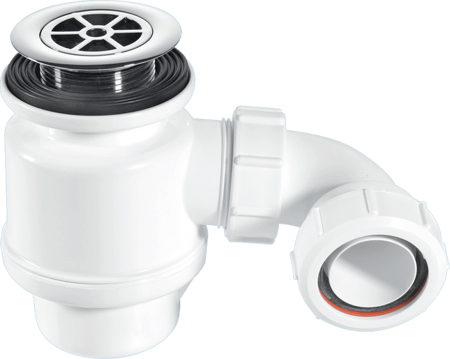 McAlpine STW4-R 50mm Water Seal Resealing Shower Trap with Multifit Outlet