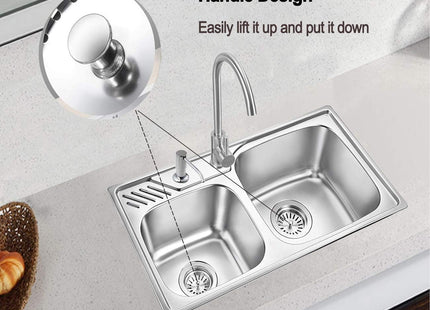 McAlpine BWSTSS-TOP Basket Strainer Waste Plug - Stemball Model (Pack of 4)
