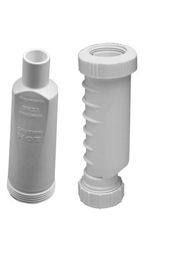 Hep20 Hepvo BV1/21 WH Tundish Adaptor Kit - Push Fit