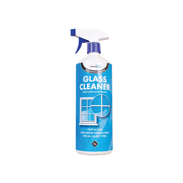 Bond-It Glass Cleaner. Clear. Size 1 Litre. (Box of 12)