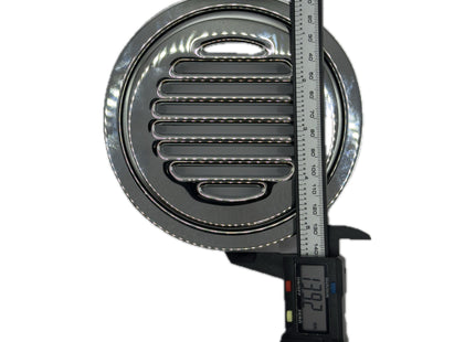 McAlpine FGTR118TOP-50 Conversion Kit to convert any TSG50 or TSG52 Gully to a sheet flooring gully with CP Brass Clamp Ring, Stainless Steel Grated Cover Plate and Dip Tube