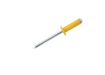 JRP Riveting Products 4.8 x 15mm Aluminium / Steel Dome Head Multigrip JRP Rivets - Saffron (Box of 500)