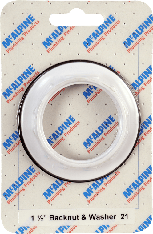 McAlpine CARD-21 1½" Backnut & Washer - BN2
