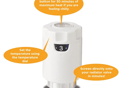 Horstmann Secure Radbot 1 Intelligent Energy Saving Thermostatic Radiator Valve SCV100- 000