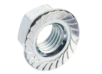 Unifix Class 6 Serrated Flange Nuts DIN 6923 Bright Zinc Plated - M8 x 1.25 (Box of 1500)