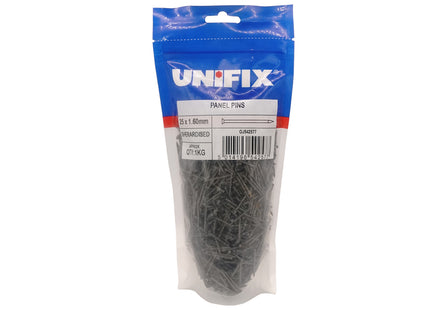 Unifix Sherardised Panel Pins - 40 x 1.60mm (500g Bag) (Box of 5)