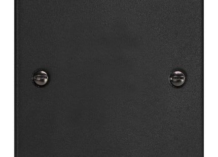 Varilight Single Blank Plate Matt Black Matt Black