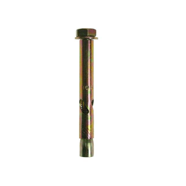 JCP Fixings Sleeve Anchors Hexagon Bolt ZYP - 12Mm/M10 x 125 (Box of 25)
