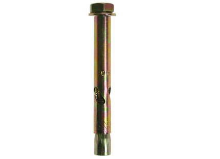JCP Fixings Sleeve Anchors Hexagon Bolt ZYP - 10Mm/M8 x 80 (Box of 50)