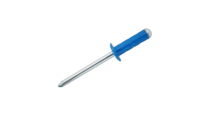 JRP Riveting Products 4.8 x 15mm Aluminium / Steel Dome Head Multigrip JRP Rivets - Solent Blue (Box of 500)