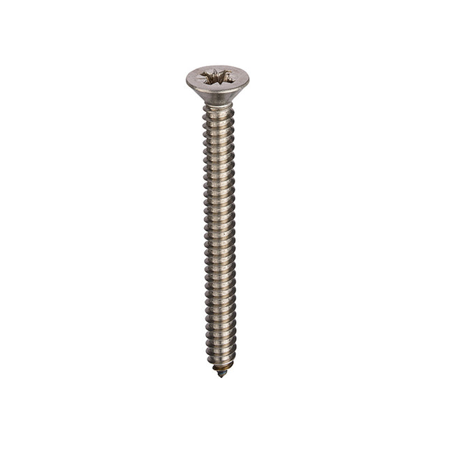 Unifix A2-304 Stainless Steel Self-Tapping Screws Pozi Countersunk Head AB DIN 7982-C-Z - 6G x 3/4" (3.5 x 19M) (Box of 1000)