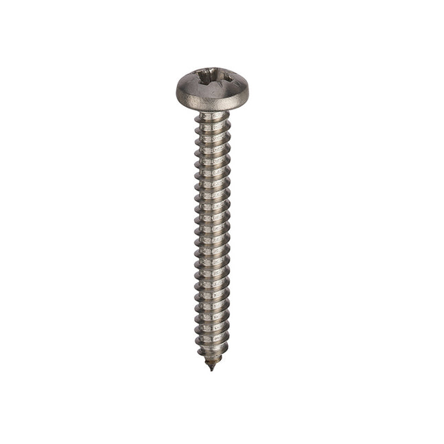 Unifix A2-304 Stainless Steel Self-Tapping Screws Pozi Pan Head AB DIN 7981-C-Z - 10g x 5/8" (4.8 x 16mm) (Box of 1000)
