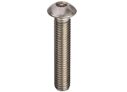 Owlett-Jaton A2-304 Stainless Steel Pin Hex Machine Screws Button Head - M6 x 25 (Box of 1000)