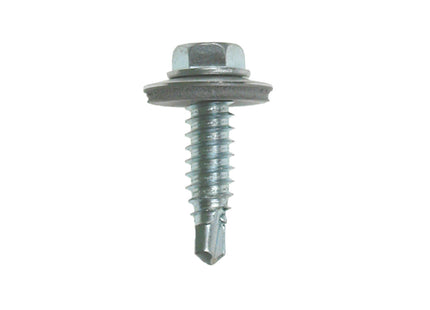 JCP Fixings A2-304 Stainless Steel Metalfix Stitching Screws 16mm Washer - 6.3 x 25mm (Box of 100)