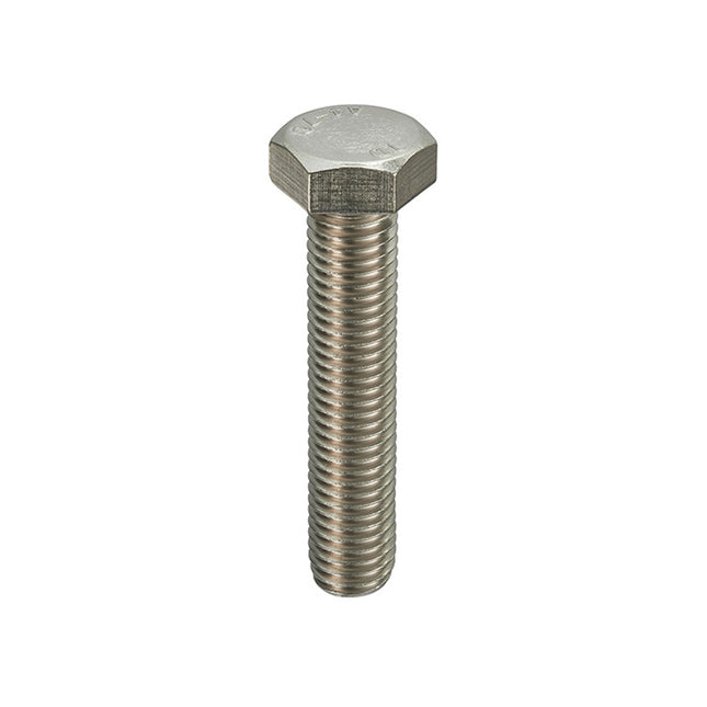 Unifix A4-316 Stainless Steel Hexagon Setscrews DIN 933 - M8 x 20 (Box of 200)