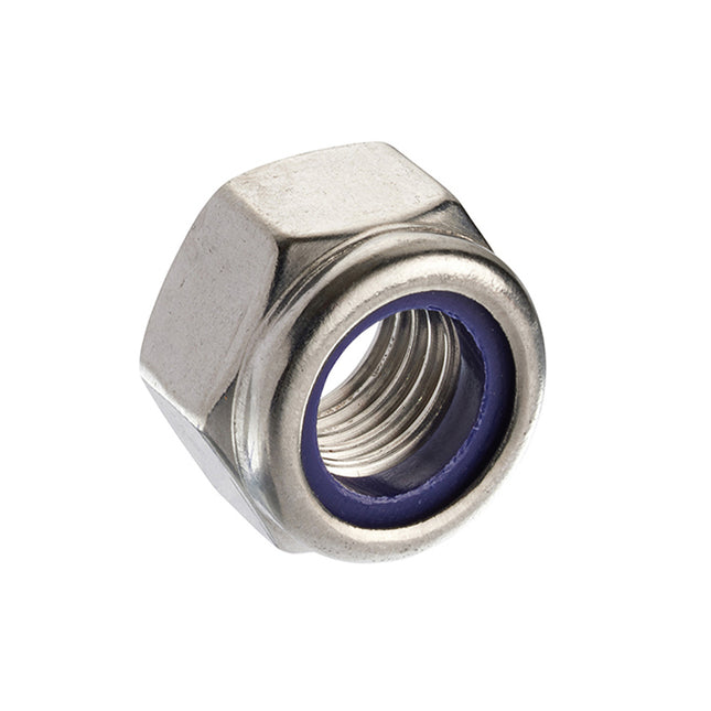 Unifix A2-304 Stainless Steel Nylon Insert Nuts P Type DIN 982 - M5 x 0.80 (Box of 200)