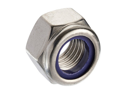 Unifix A2-304 Stainless Steel Nylon Insert Nuts P Type DIN 982 - M8 x 1.25 (Box of 200)