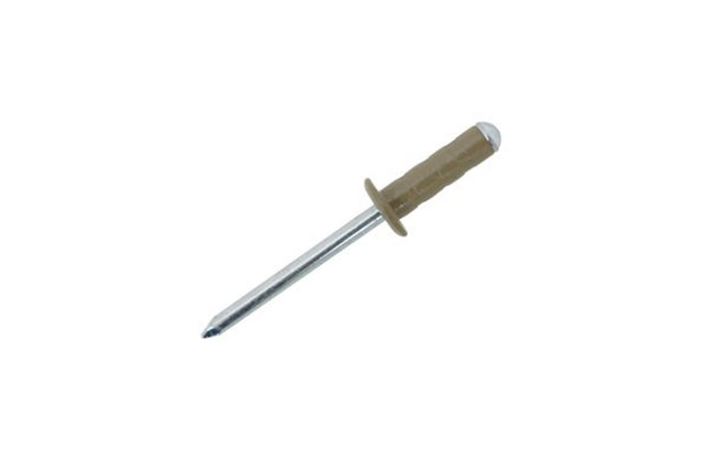 JRP Riveting Products 4.8 x 15mm Aluminium / Steel Dome Head Multigrip JRP Rivets - Svelte Grey (Box of 500)