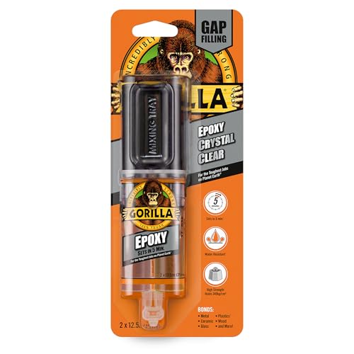 Gorilla Glue Gorilla 5 Min 2-Part Epoxy Syringe 25Ml
