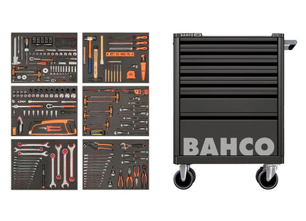 Bahco Large Tool Trolley General Purpose Tool Kit, 346 Piece - MPN LARGE - Organise Your Tools Efficiently