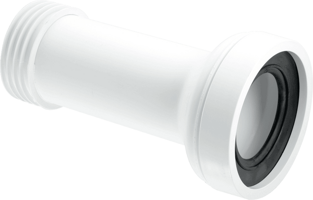 McAlpine WC-CON2B Straight Adjustable Length Rigid WC Connector