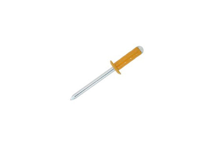 JRP Riveting Products 4.8 x 15mm Aluminium / Steel Dome Head Multigrip JRP Rivets - Tangerine (Box of 500)