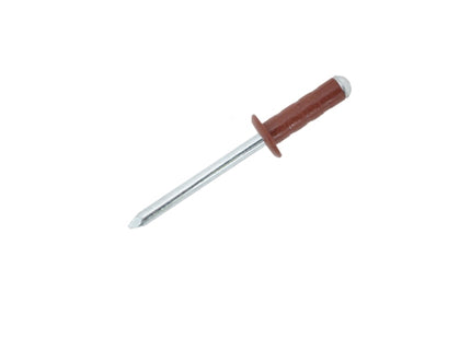 JRP Riveting Products 4.8 x 15mm Aluminium / Steel Dome Head Multigrip JRP Rivets - Terracotta (Box of 500)