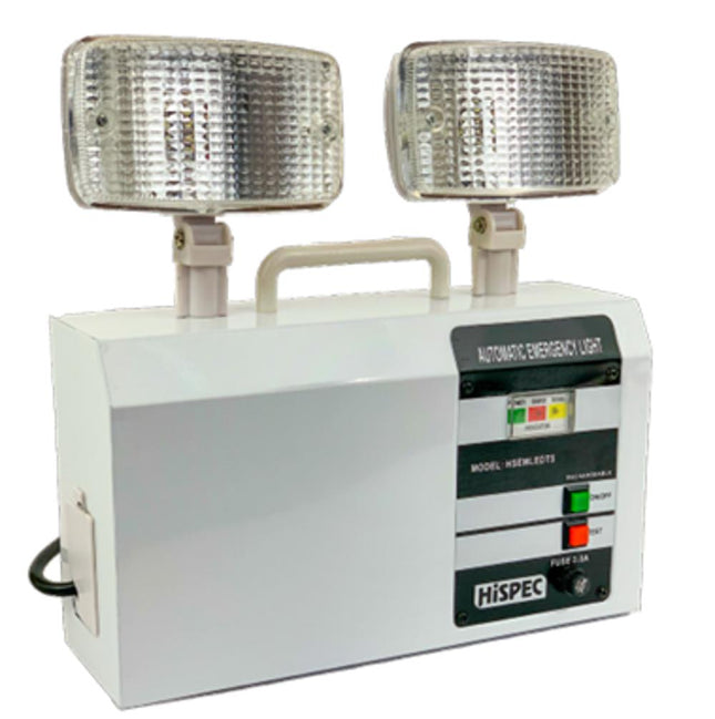 Hi-Spec Congo 3W 6000K Led Emergency Self Test Twin Spot