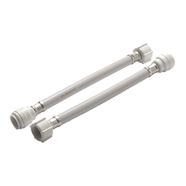 John Guest Speedfit White PVC Hose 300mm-22mm x 3/4" Hand (Pack Of 2)