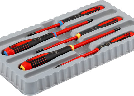 Bahco Slim Ergo Insulated Screwdriver Sl/Pz Set 5 Piece