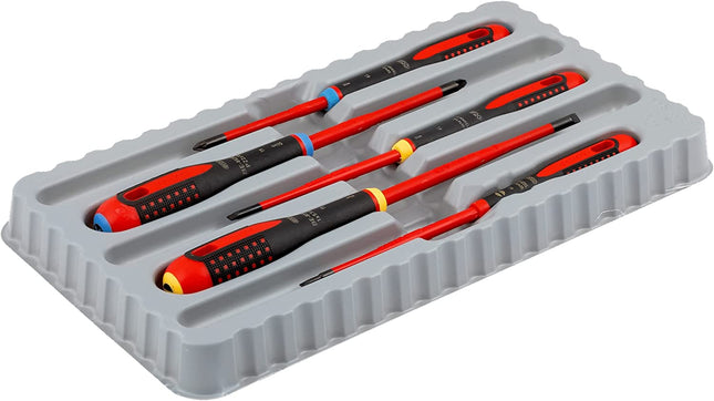 Bahco Slim Ergo Insulated Screwdriver Sl/Pz Set 5 Piece