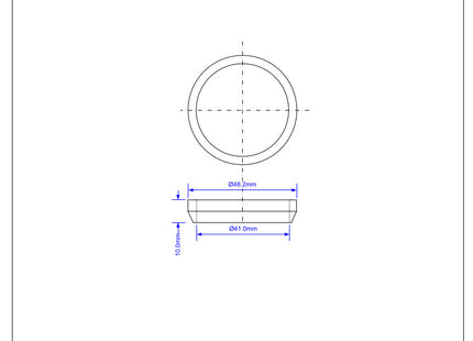 McAlpine RWM2 1½"Multifit Rubber Olive