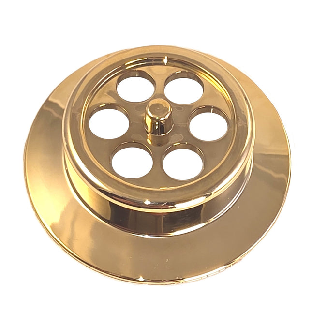 McAlpine BATHGRID-GP Bath Overflow Grid Gold Plated