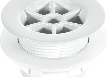 McAlpine WS5 1½" Shower Waste: 70mm White Plastic Flange x 1½" Tail: Backnut Model
