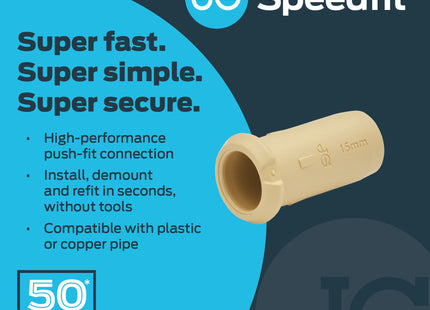 John Guest Speedfit Pipe Insert 15mm