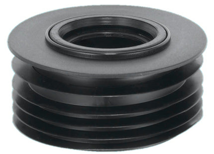 McAlpine DC3-BL Black 4"/110mm Drain Reducer Connector