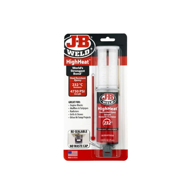 J-B Weld HighHeat Epoxy Syringe 25ml