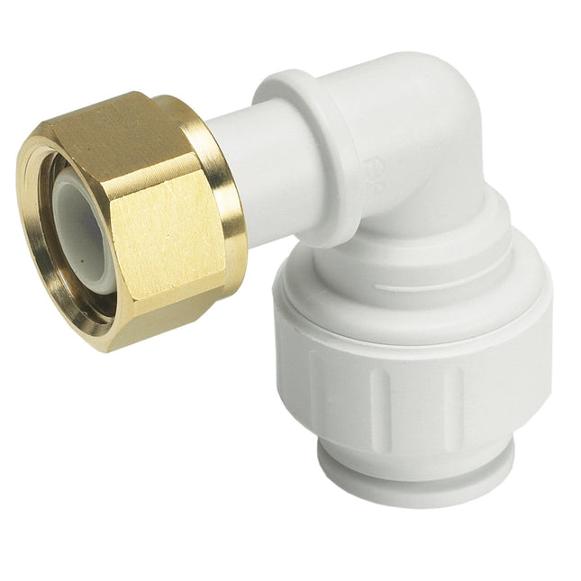 John Guest Speedfit Bent Tap Connector 15mm X 1/2"