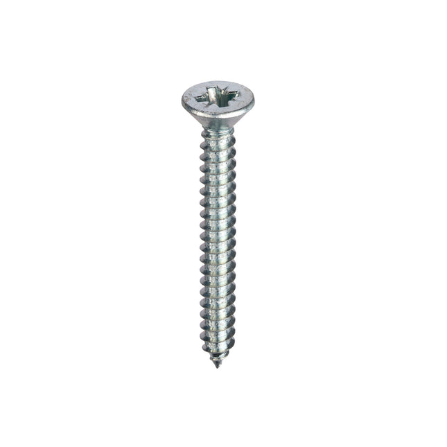Unifix Self-Tapping Screws Pozi Countersunk Head AB DIN 7982-C-Z Bright Zinc Plated - 8G x 3/4" (4.2 x 19Mm) (Box of 1000)